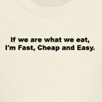If you are what you eat im fast cheap and easy