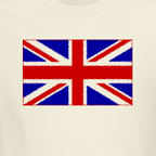 British flag union jack t-shirts, men's light colored t-shirt.
