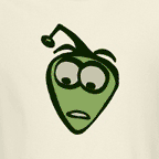 Graphic t-shirts, alien face mens light colored t-shirt.