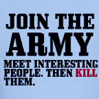 Humorous t-shirts, funny army, military t-shirt, men's colored tee.