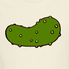 Pickle, colored ringer tee