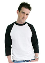 men's raglan tee sports baseball jersey style t-shirts for men