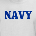 Men's military Navy t-shirts, white t-shirt.