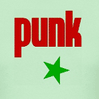 Women's colored Punk rock music t-shirts.