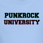 Mens colored Punkrock University music t-shirts.