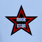 Men's colored Rock Star t-shirt.