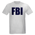 Men's novelty FBI t-shirts - colored t-shirt.