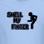 Rude t-shirts, Smell my finger, mens colored t-shirt.