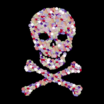 Pill Skull Pharmaceutical Industry Drug Companies