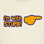 Vintage style tee shirts - i'm with stupid t-shirts, mens colored t-shirt.