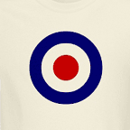 Vintage style tee shirts - bullseye t-shirts, mens colored t-shirt.