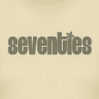 Retro seventies 1970s t-shirts, womens colored t-shirt.