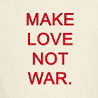 Vintage style tee shirts - t-shirts, mens colored make love not war t-shirt.