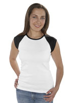 women's cap sleeve cap-sleeved t-shirt for women